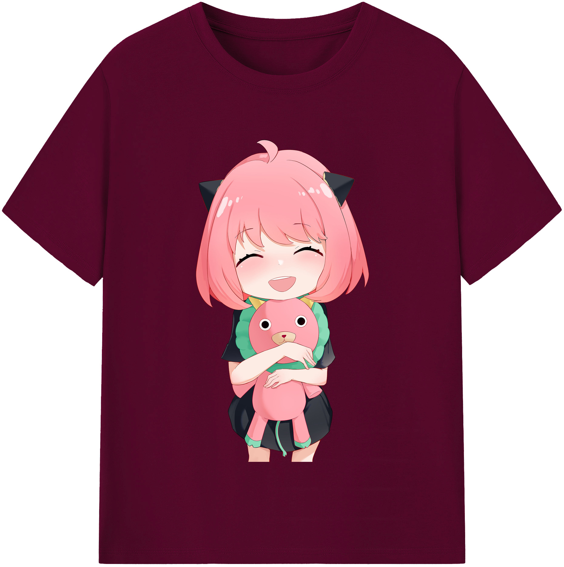 （画像用） SPY×FAMILY间谍家家酒 レディースカジュアルプリントTシャツ（綿100％）